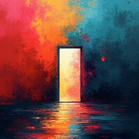 the door