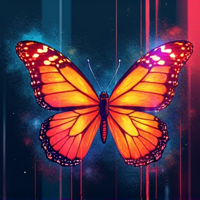 Butterfly in the Night