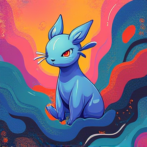 Vaporeon anime style