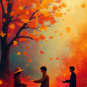 The Falling Leaves 