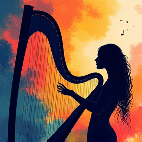 Harp Playing