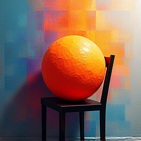 Massive Ball on a Chair