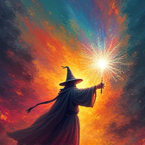 The Wizard Casts Fireball