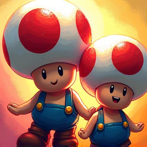 Toadette and Toad