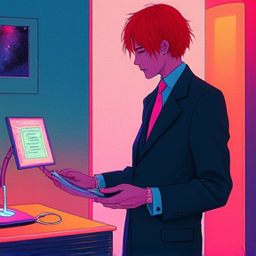 Neon Office Dream