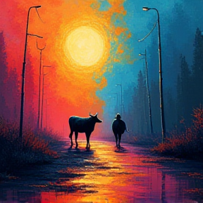 Why Cows Cross the Road in the Middle of the Night