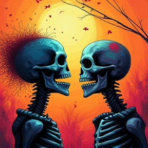 Skeleton vs. Zombie Party