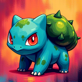 Bulbasaur in the Backyard