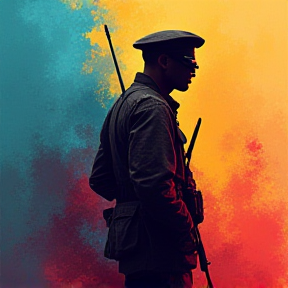 The soldier of the royal army 