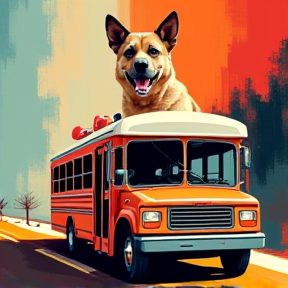 Dog on the Bus