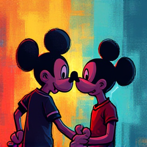 Mickey and Rosaddo