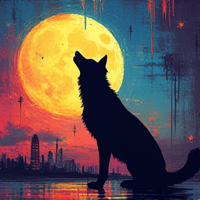 Howling at the moon