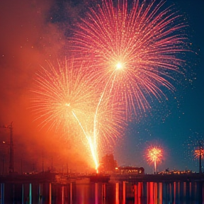 Feuerwerk der Nacht