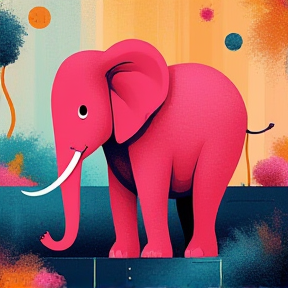 De Roze Olifant