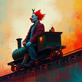 Clown on the Tracks