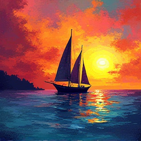 Sailing to the Sunset