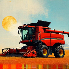 The Gleaner Combine Man