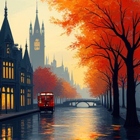 Autumn in the City of London