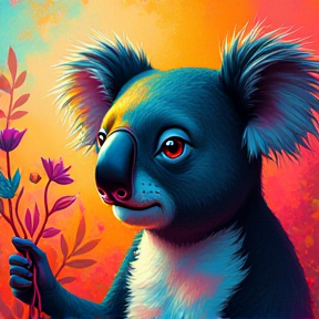 Koala's Kaleidoscope Dream