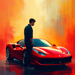 Red Ferrari Love