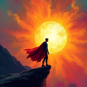 Superman on the Sun