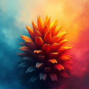 Flaming Flying Pinecone