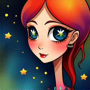 Quinn the Girl with Starry Eyes