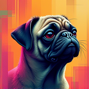 Weird pug