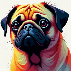 Weird pug