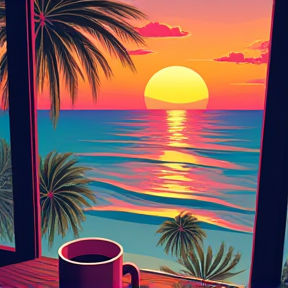 Tropical Sunset Chill