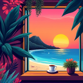 Tropical Sunset Chill