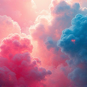 Cotton Candy Clouds