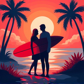 Valentine's Surf