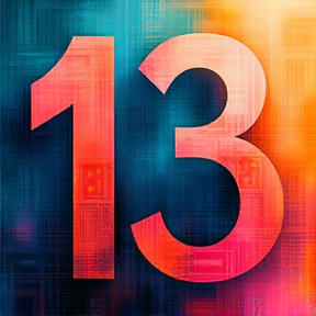 13