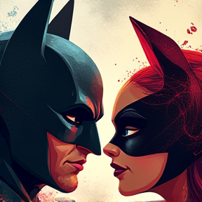 The Dark Knight vs. The Feline Femme Fatale