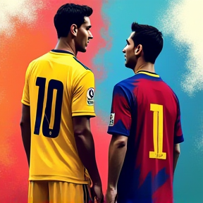 Ronaldo and Messi