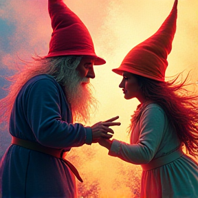 Gnome Godfather and Fairy Godmother Dance