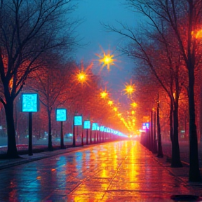 street lights 