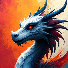 Ryzn the White Dragon