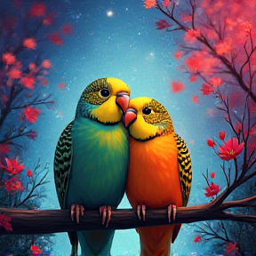 Budgies Love to Sing