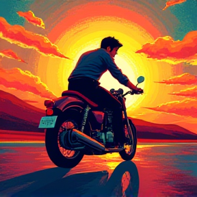 Riding Into the Sunset