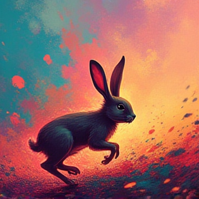 Bunnies Running