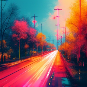 Neon Skies