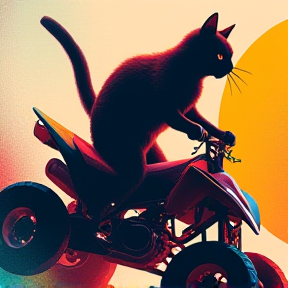 Cats on ATVs