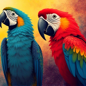 Bob and Jack the Parrots