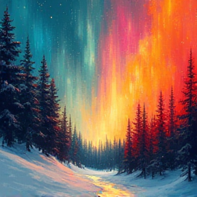 Northern Lights of Christmas