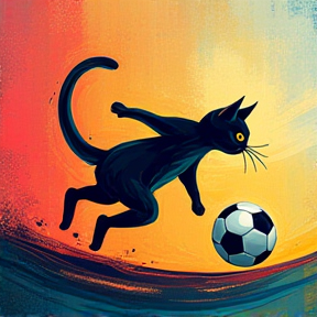 Cat's Soccer Dream