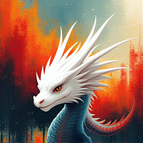 Pequeño Dragon Blanco