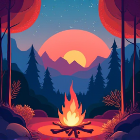 Warm Campfire Moments