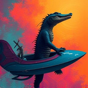 Crocodile in Space